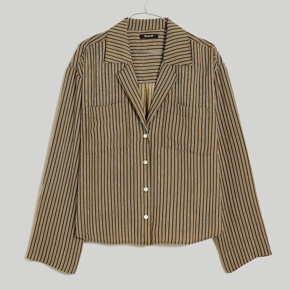 Madewell 2024 Resort Long Sleeve Button Shirt